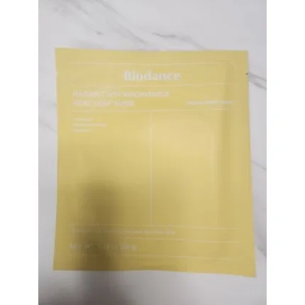 Biodance Radiant Vita Niacinamide Real Deep Sheet Masks 4 x 34g